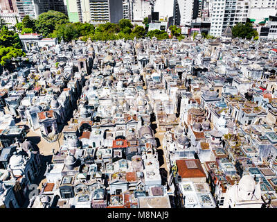 Cementerio de la Recoleta o La Recoleta Cemetery, Buenos Aires, Argentina Foto Stock