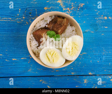 Calcutta Biryani Montone - misti piatto di riso Foto Stock