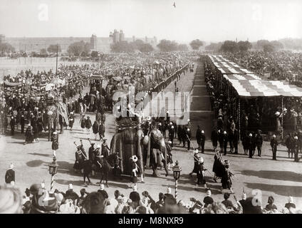 India - cerimonia legata al Delhi Durbar - probabilmente 1903 Foto Stock