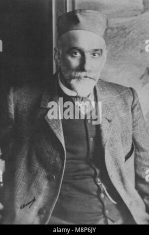 Ritratto di Alphonse Etienne Dinet ( 1861 - 1929 ) pittore - Fotografia di Henri Manuel ( 1874 - 1947 ) Foto Stock