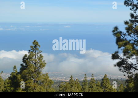 "Santa Cruz" "Tenerife' "Madonna nera" "Cristo sulla croce' 'candeleria' mariano basilica 'mount teide" "volcanoe" "Flussi di lava" "vacanze". Foto Stock