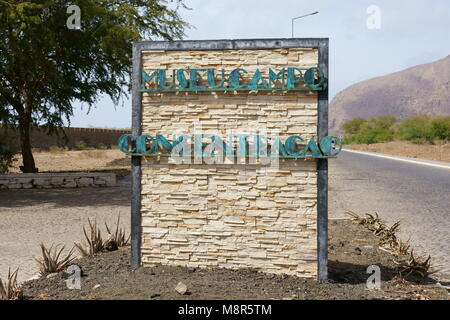 Il Museu do Tarrafal, Tarrafal Camp, Tarrafal, isola di Santiago, Capo Verde Foto Stock