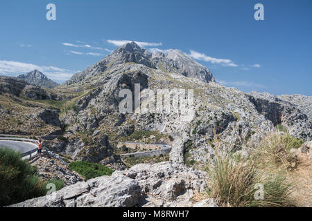 Nus de la corbata, strada ma-2141, Mallorca Foto Stock