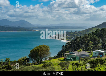 Hokianga Harbour, Isola del nord, Nuova Zelanda Foto Stock