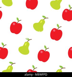 Frutti colorati modello senza giunture Illustrazione Vettoriale