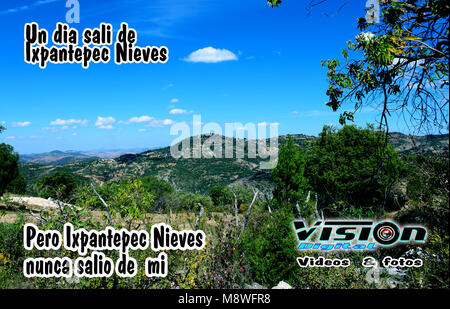 Ixpantepec nieves Oaxaca messico Foto Stock