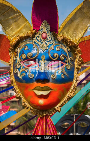 Goa Carnaval mask Margao Goa in India Foto Stock