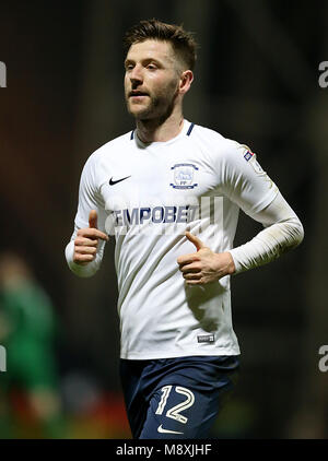 Preston North End Paul Gallagher Foto Stock