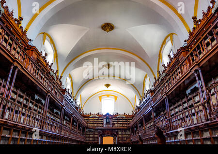 Biblioteca Palafoxiana in Puebla Messico Foto Stock