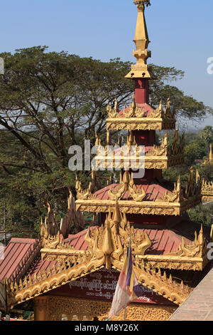 Myanmar Birmania, Bago, Hintha Gon Pagoda, Foto Stock