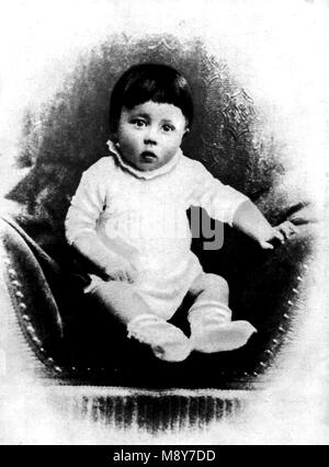 Adolf Hitler come un bambino Foto Stock