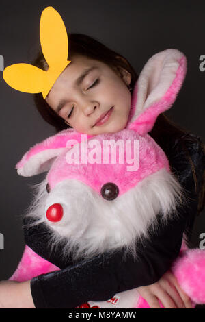 Bella ragazza di pasqua Foto Stock