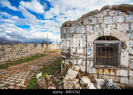 Fort Imperjal sul monte Srd a Dubrovnik Croazia Foto Stock