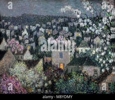 Soir de mai - Maggio sera, da , Henri LE SIDANER, 1862 - 1939 , francia, francese, Foto Stock