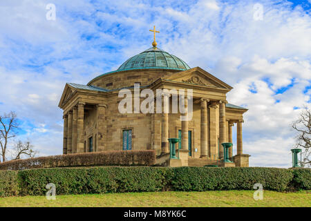 Il Mausoleo Grabkapelle sul Wuerttemberg a Stoccarda Rotenberg Foto Stock