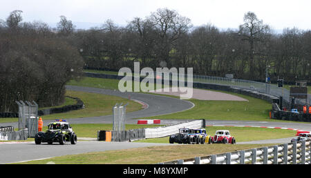 Legenda coupes racing nella neve Foto Stock