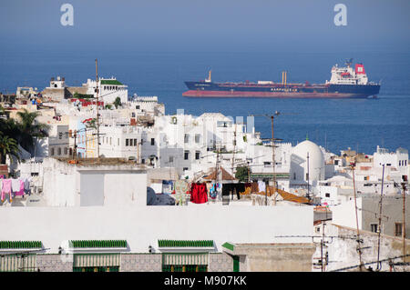La medina di Tangeri, Marocco Foto Stock