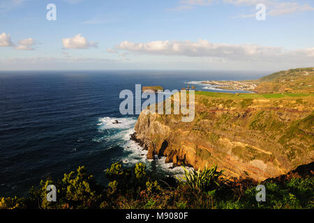 Costa di Mosteiros. São Miguel, isole Azzorre. Portogallo Foto Stock