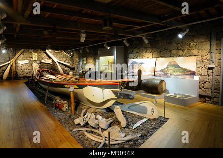 Il Museu dos (Baleeiros Whalers museo), Lages do Pico, Pico. Isole Azzorre, Portogallo Foto Stock
