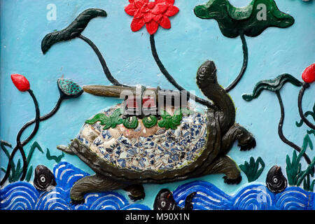 Il tempio della montagna di Giada ( Ngoc Son temple ). Hanoi. Il Vietnam. Foto Stock