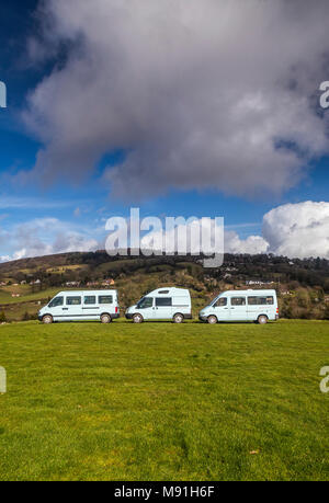 Wanderlust Camper flotta aziendale. Foto Stock