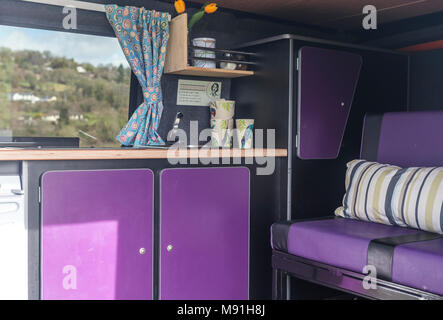 Wanderlust Camper flotta aziendale. Foto Stock