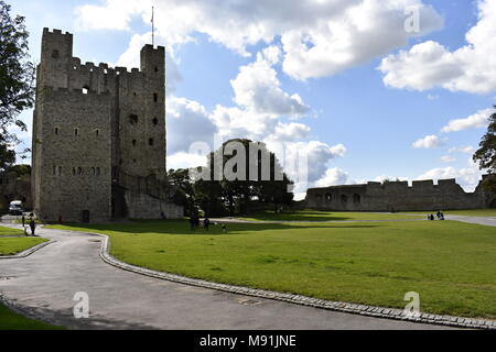 Batteria di pistola in Fort Amherst, GRANDI LINEE Heritage Park, Rochester, Kent, Regno Unito Foto Stock