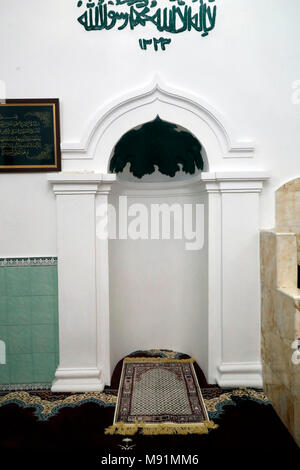 Al Noor moschea. Il mihrab . Hanoi. Il Vietnam. Foto Stock