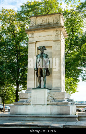 Commodore John Paul Jones statua, West Potomac Park, 17th Street SW Washington DC Foto Stock