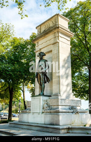 Commodore John Paul Jones statua, West Potomac Park, 17th Street SW Washington DC Foto Stock