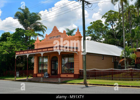 Maryborough, Queensland, Australia - 21 dicembre 2017. Storico edificio occupato da Brennan & Geraghty Store museo in Maryborough, QLD. Foto Stock