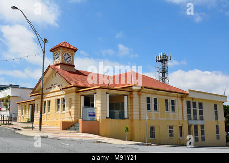 Gladstone, Queensland, Australia - Gennaio 3, 2018. Vista esterna del vecchio Gladstone Post Office edificio, risalente al 1932. Foto Stock