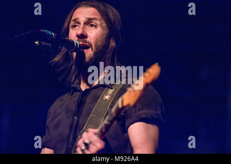 Dublino, Irlanda. Xxi Mar, 2018. Grant Nicholas da welsh rock band suona alimentatore in Dublino è il teatro Olimpia. Credito: Ben Ryan SOPA/images/ZUMA filo/Alamy Live News Foto Stock