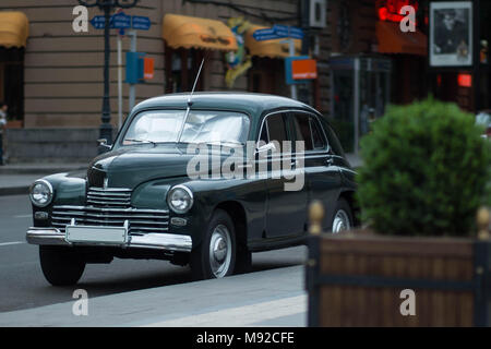 Shiny auto da vecchi giorni Foto Stock