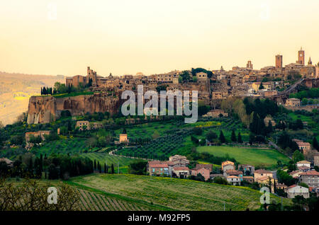 Orvieto - Umbria - Italia - Orvieto città ospita il famoso Saint Patrick ben o Pozzo di San Patrizio Foto Stock