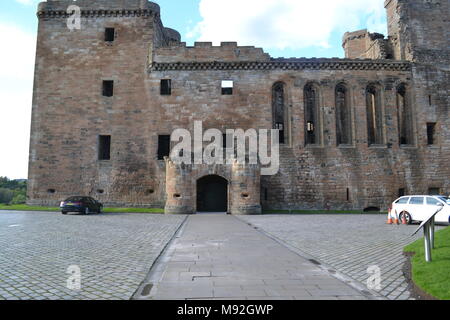 "Linlithgow' 'Linlithgow Palace' 'Linlithgow loch' 'Scotland 'Mary regina di Scozia residence' . Foto Stock