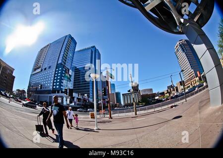Footprint Center, centro di Phoenix, Phoenix, US Airways Center, America West Arena, Chase Field, Downtown Phoenix, estadio Chase Field Foto Stock