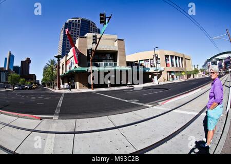 Footprint Center, centro di Phoenix, Phoenix, US Airways Center, America West Arena, Chase Field, Downtown Phoenix, estadio Chase Field Foto Stock