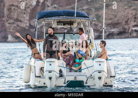 San Carlos, Yates, embarcación, mare, mar Sonora un ***Foto:LuisGutierrez/NortePhoto.com Foto Stock