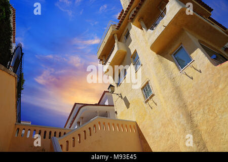 Cascais le strette vie del centro storico Foto Stock