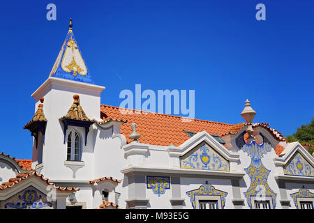 Cascais le strette vie del centro storico Foto Stock