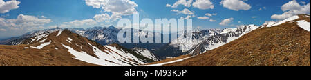 Monti Tatra panorama da valle sotto il Kopa picco Kondracka Foto Stock