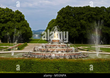 Allemagne, Baviere, Monaco di Baviera, Chateau de Herrenchiemsee *** castello Herrenchiemsee, Monaco di Baviera, Germania Foto Stock