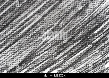 Dark carboncino su carta estraibile texture di sfondo Foto Stock