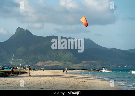 Strand von pointe d'Esny und die Südostküste, Mahebourg, Grand Port, Mauritius, Afrika, | Pointe d'Esny beach e la costa sud est, , Mahebour Foto Stock