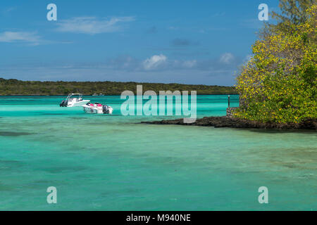 Ile aux egrette Riserva Naturale und pointe d'Esny, Mahebourg, Grand Port, Mauritius, Afrika, | Ile aux egrette Riserva Naturale e Pointe d'Esny, Foto Stock
