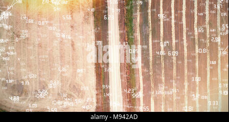 Immagine composita della schermata con i tempi Foto Stock