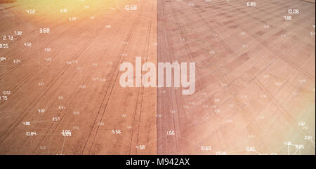 Immagine composita della schermata con i tempi Foto Stock