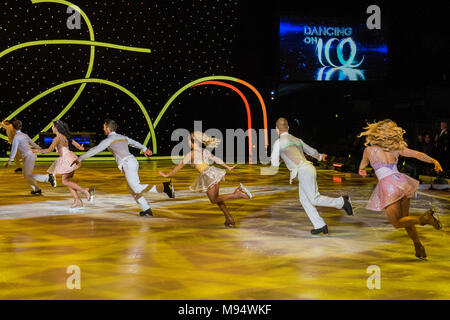 Londra, Regno Unito. Xxii marzo, 2018. Danza su ghiaccio Live Tour del Regno Unito si apre a Londra il venerdì 23 marzo per la prima notte del 2018 UK tour al SSE Wembley Arena. Credito: Guy Bell/Alamy Live News Foto Stock