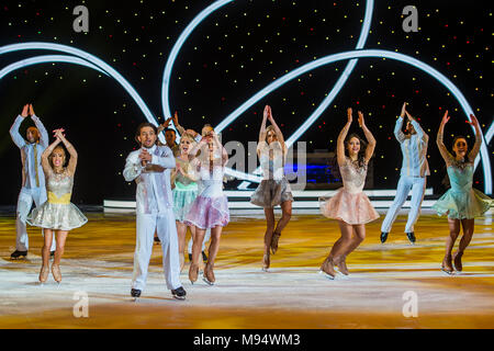 Londra, Regno Unito. Xxii marzo, 2018. Danza su ghiaccio Live Tour del Regno Unito si apre a Londra il venerdì 23 marzo per la prima notte del 2018 UK tour al SSE Wembley Arena. Credito: Guy Bell/Alamy Live News Foto Stock